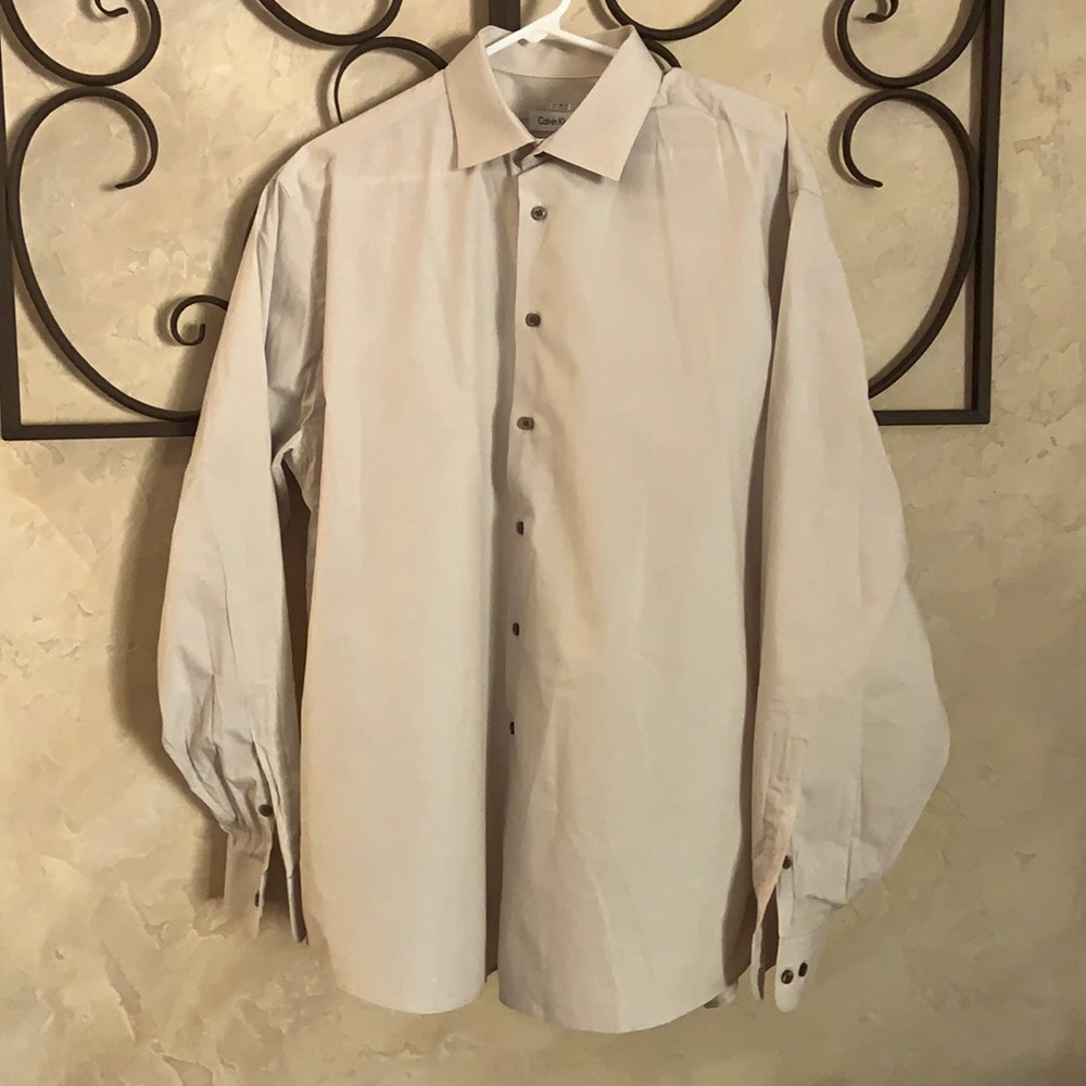 Light tan Calvin Klein dress shirt